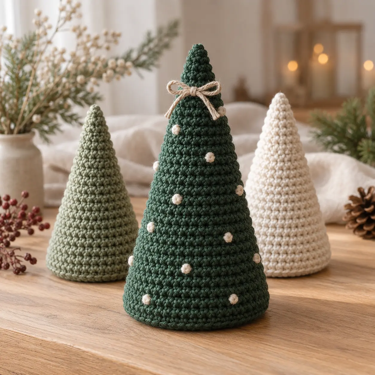 Sapin au crochet