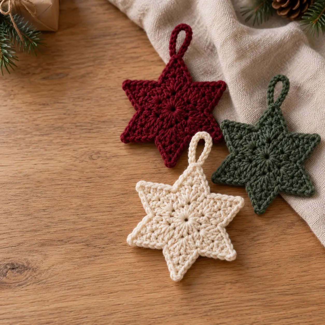 Étoile au crochet
