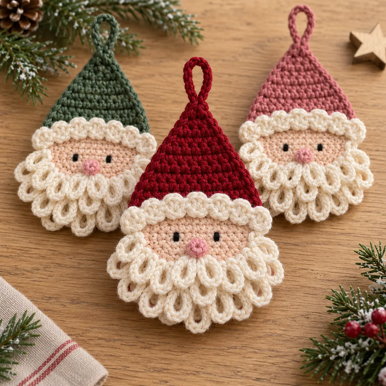 Père Noël au crochet