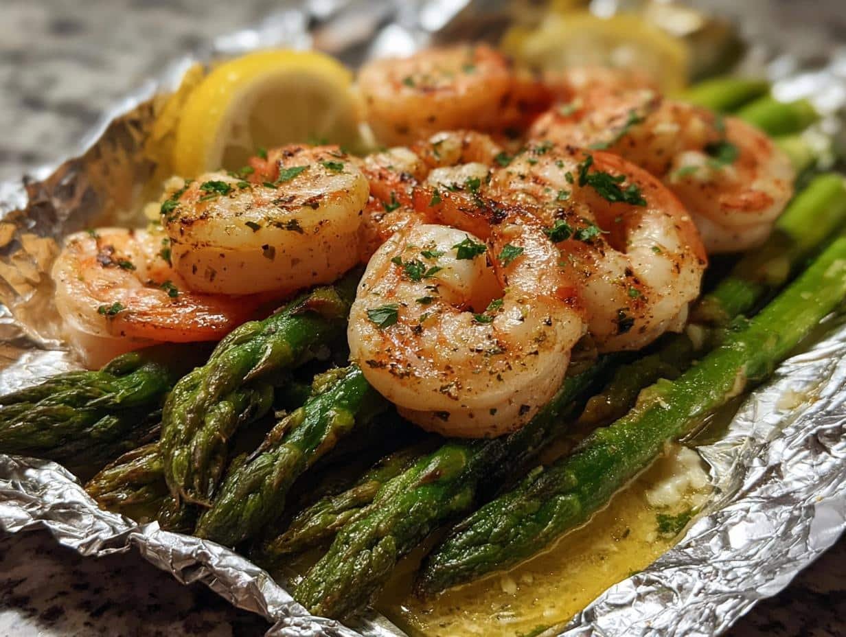 Baked Shrimp Asparagus Foil: Swift, Tasty Meal - Baked Shrimp Asparagus Foil - additional detail