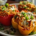 Amazing Buffalo Chicken Stuffed Peppers 3 Ways 3 Buffalo Chicken Stuffed Peppers