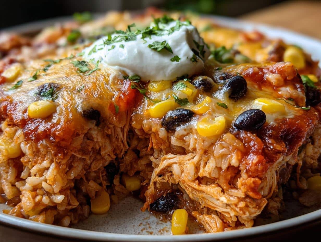 Amazing Chicken Enchilada Casserole Rice - Chicken Enchilada Casserole Rice - additional detail
