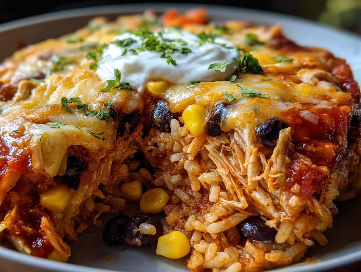 Amazing Chicken Enchilada Casserole Rice - Chicken Enchilada Casserole Rice - additional detail