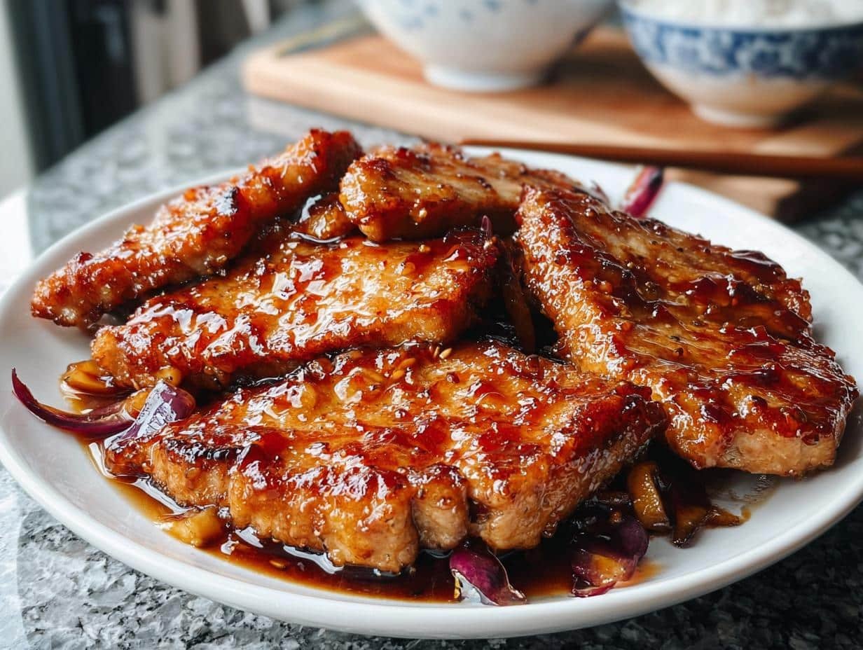 Glorious Hong Kong Pan Fried Pork Chops 20 Min 2 Glorious Hong Kong Pan Fried Pork Chops 20 Min - Hong Kong Pan Fried - additional detail