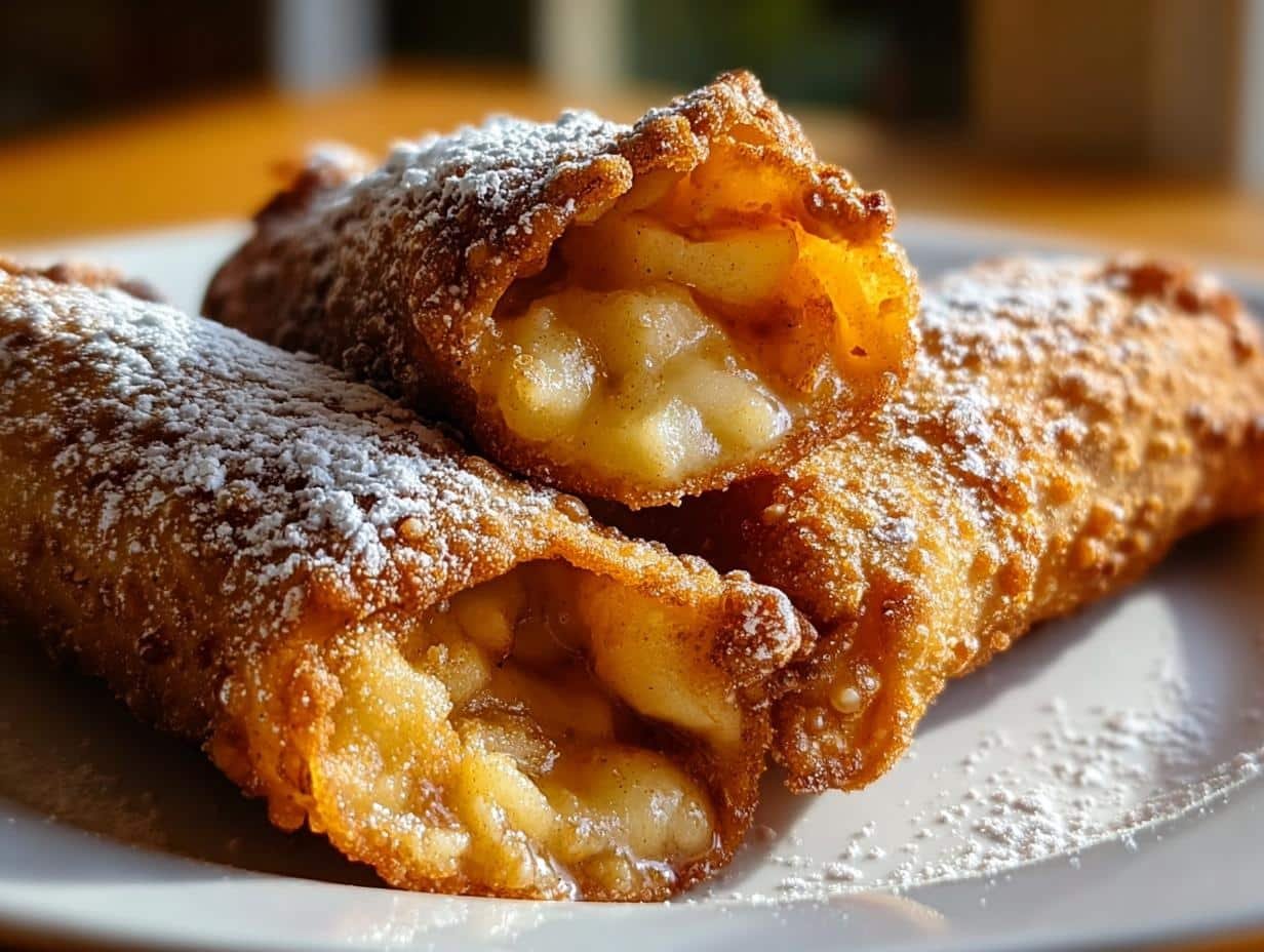 Apple Pie Egg Rolls