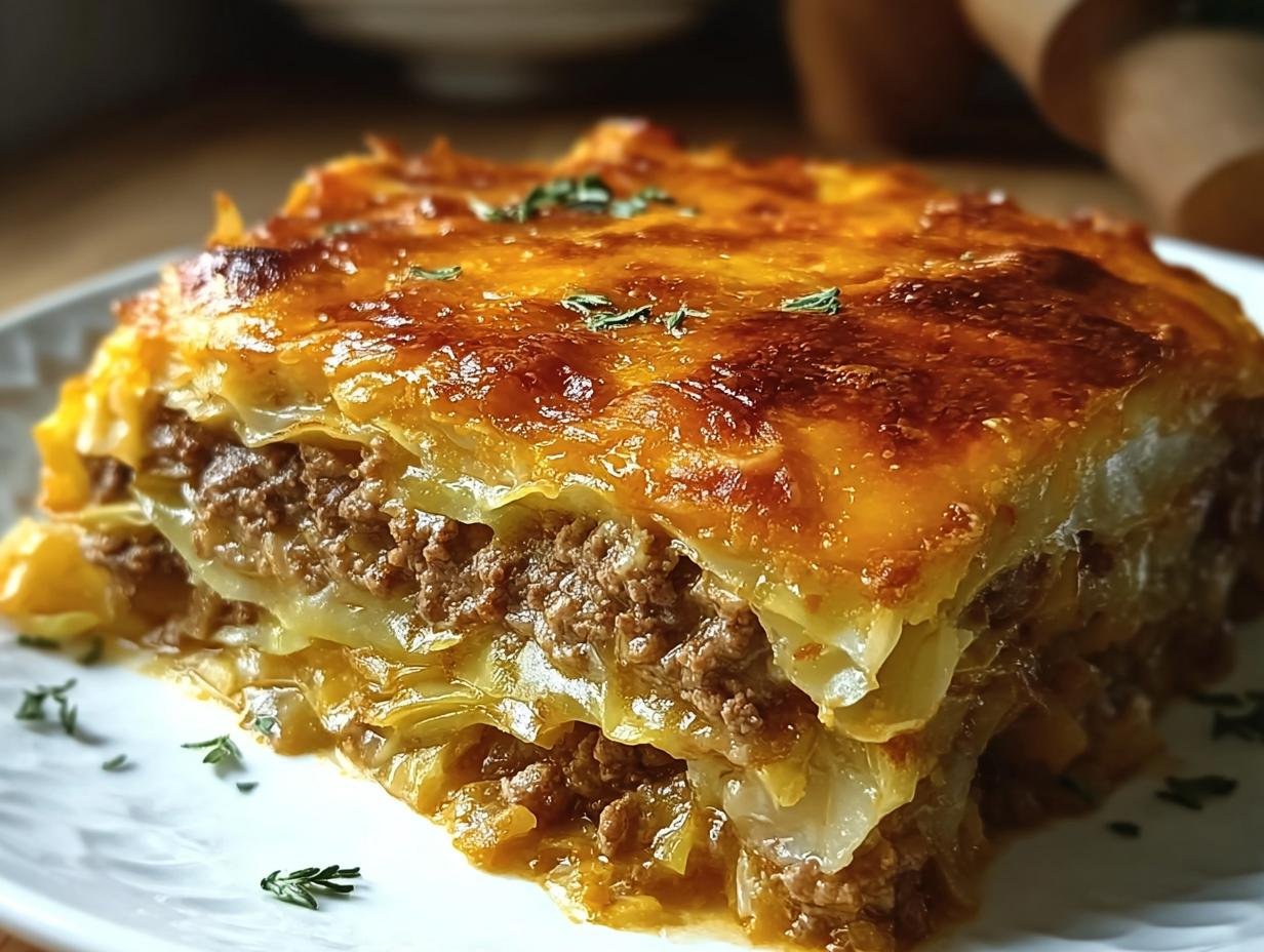 Cheesy Cabbage Beef Casserole: Amazing Comfort 2 Cheesy Cabbage Beef Casserole: Amazing Comfort - Cheesy Cabbage Beef Casserole - additional detail