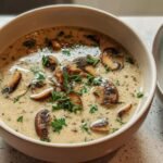 Creamy Mushroom Garlic Soup: 1 Amazing Bowl 1 Creamy Mushroom Garlic Soup