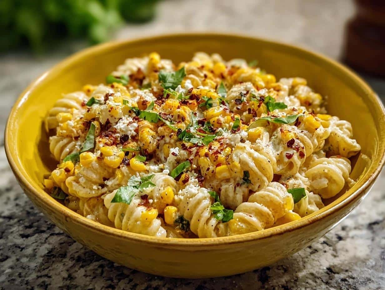 Creamy Street Corn Pasta