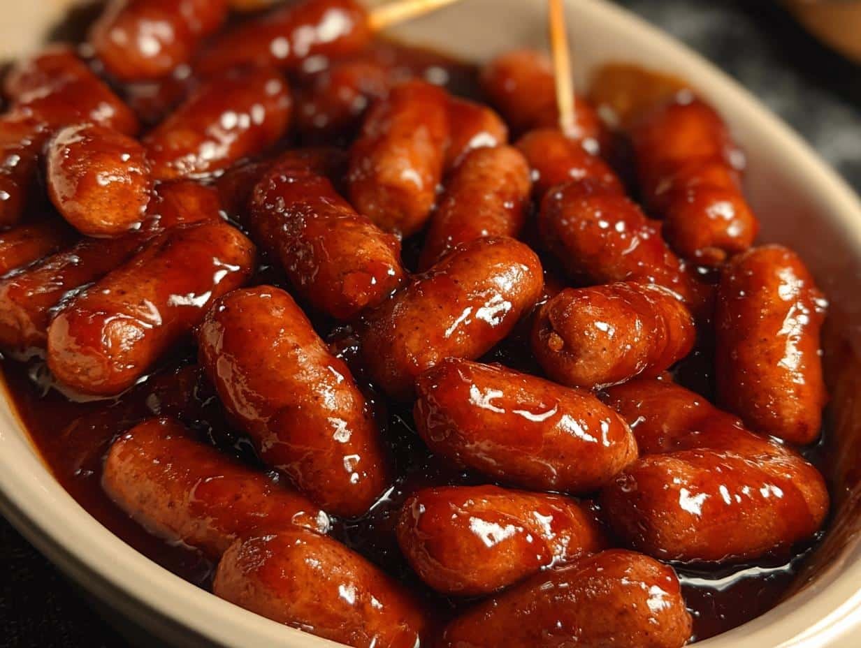 Crock Pot Little Smokies: Easy Party Favorite - Crock Pot Little Smokies - additional detail