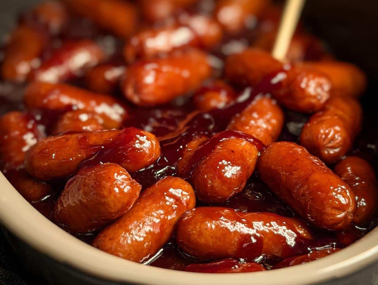Crock Pot Little Smokies: Easy Party Favorite - Crock Pot Little Smokies - additional detail