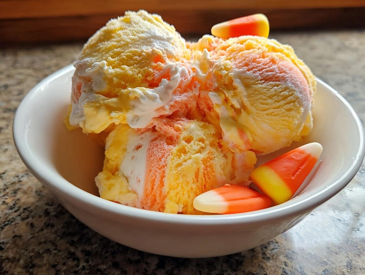 Halloween Candy Corn Ice: 3 Easy Steps 1 Halloween Candy Corn Ice: 3 Easy Steps - Halloween Candy Corn Ice - additional detail