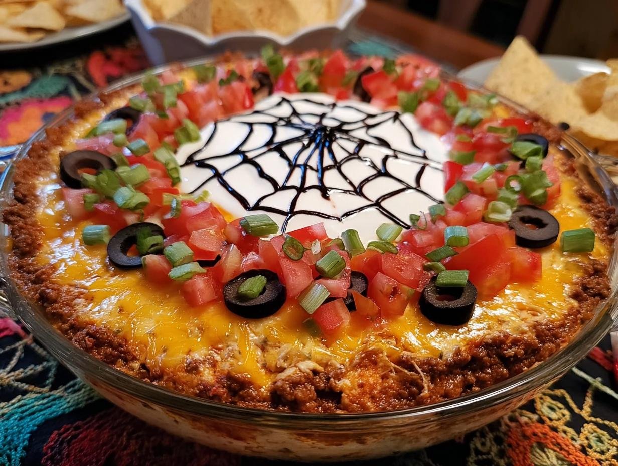 Halloween Taco Dip
