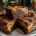 Halloween Vegan Pumpkin Brownies: 1 Witchy Recipe 1 Halloween Vegan Pumpkin Brownies