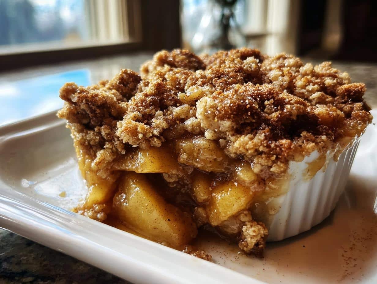 High Protein Apple Crumble, a Delicious Treat - High Protein Apple Crumble - additional detail