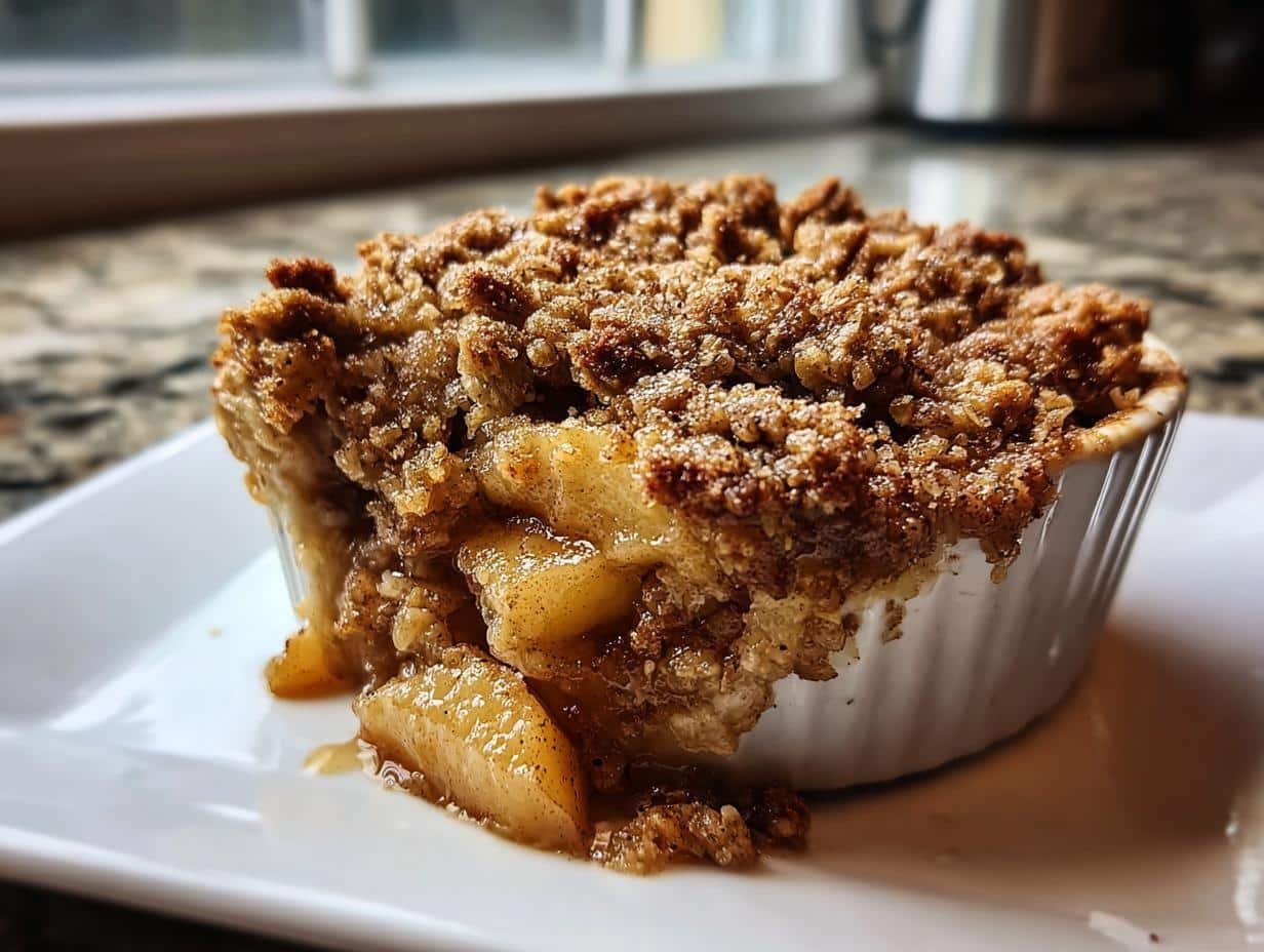 High Protein Apple Crumble
