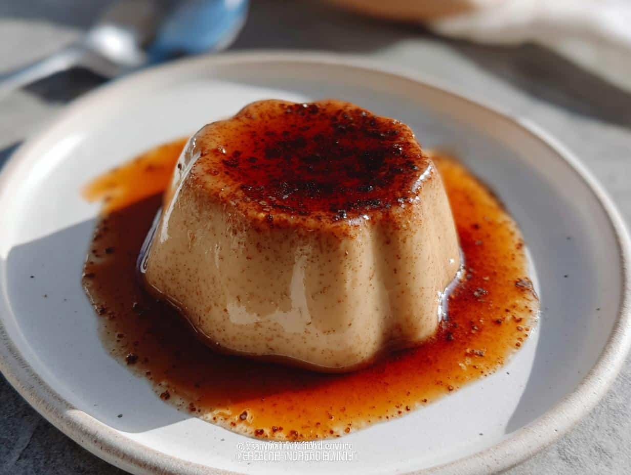 Hojicha Purin: Amazing 1-Bowl Dessert 1 Hojicha Purin: Amazing 1-Bowl Dessert - Hojicha Purin - additional detail