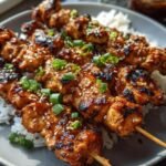 Korean Bbq Chicken Skewers