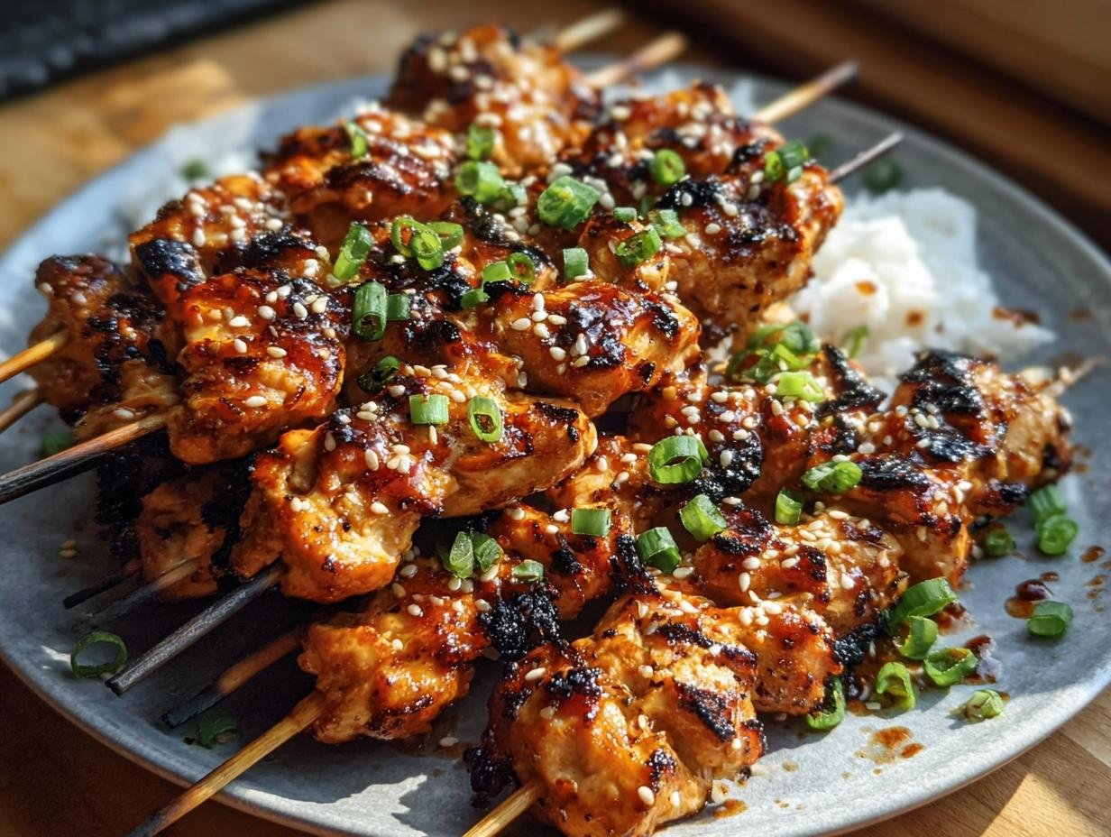 Korean BBQ Chicken Skewers: 4 Easy Steps - Korean Bbq Chicken Skewers - marinating chicken