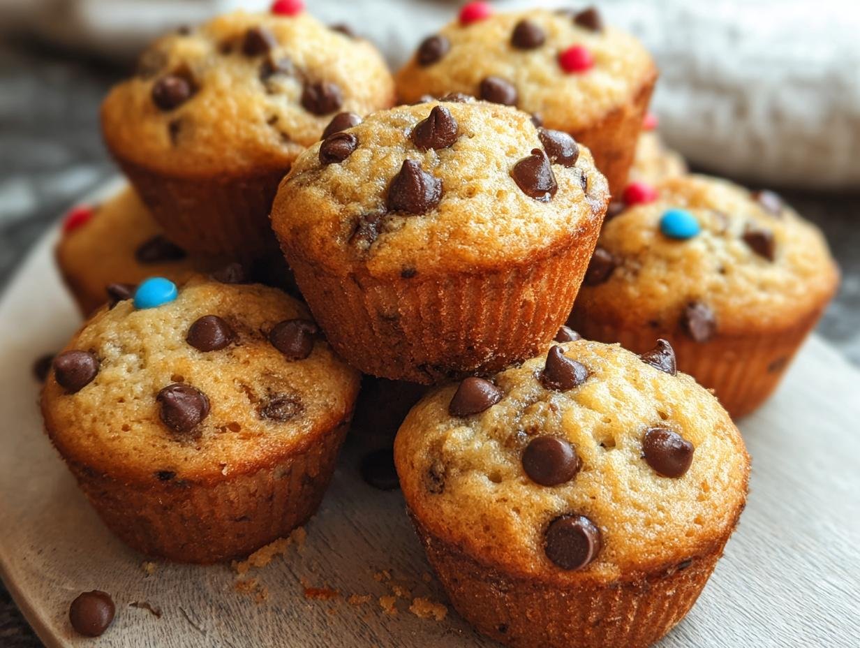 Mini Chocolate Chip Muffins: 12 Amazing Bites - Mini Chocolate Chip Muffins - additional detail