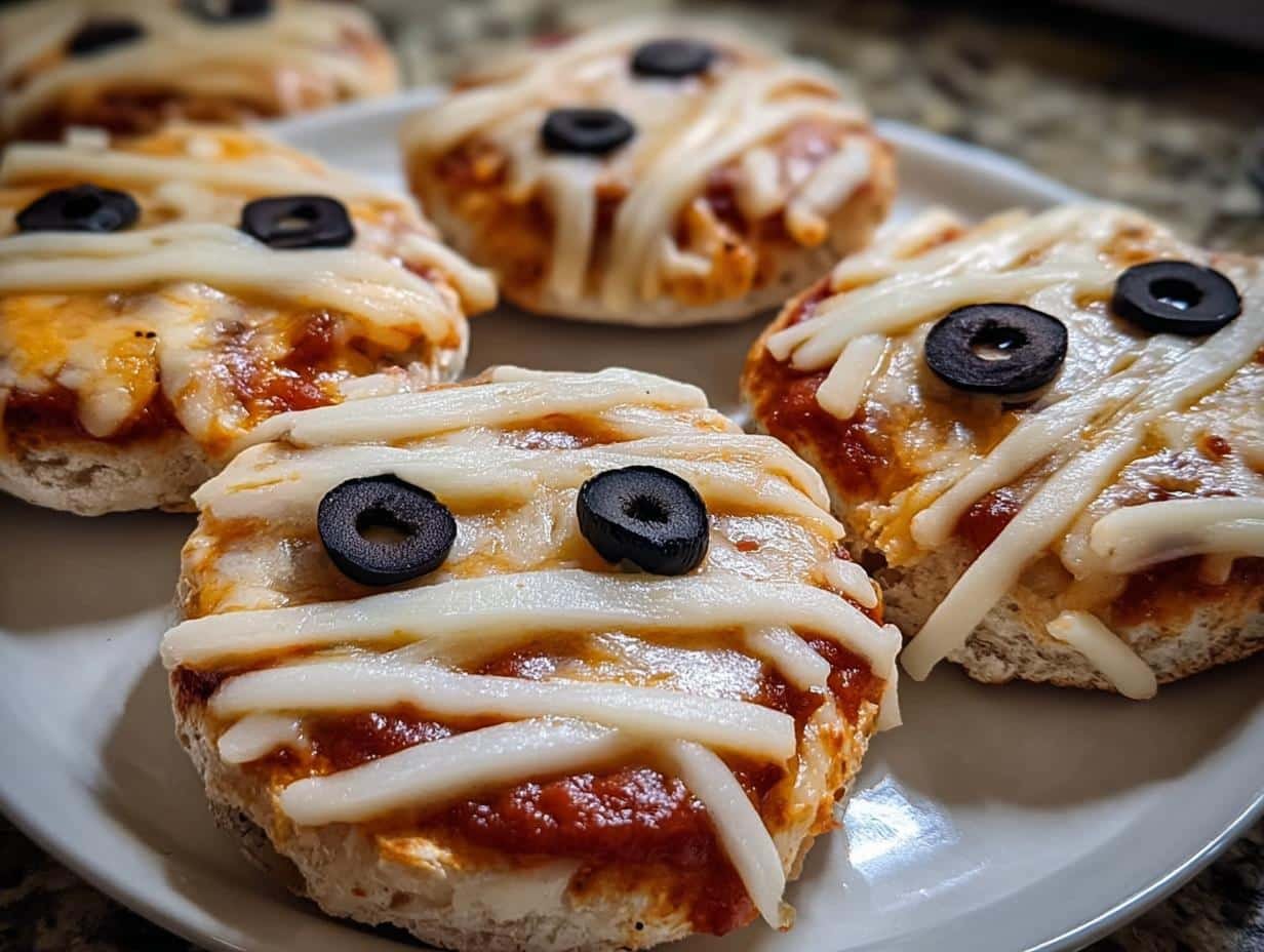 Mummy Mini Pizzas