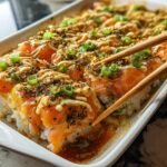 Salmon Sushi Bake