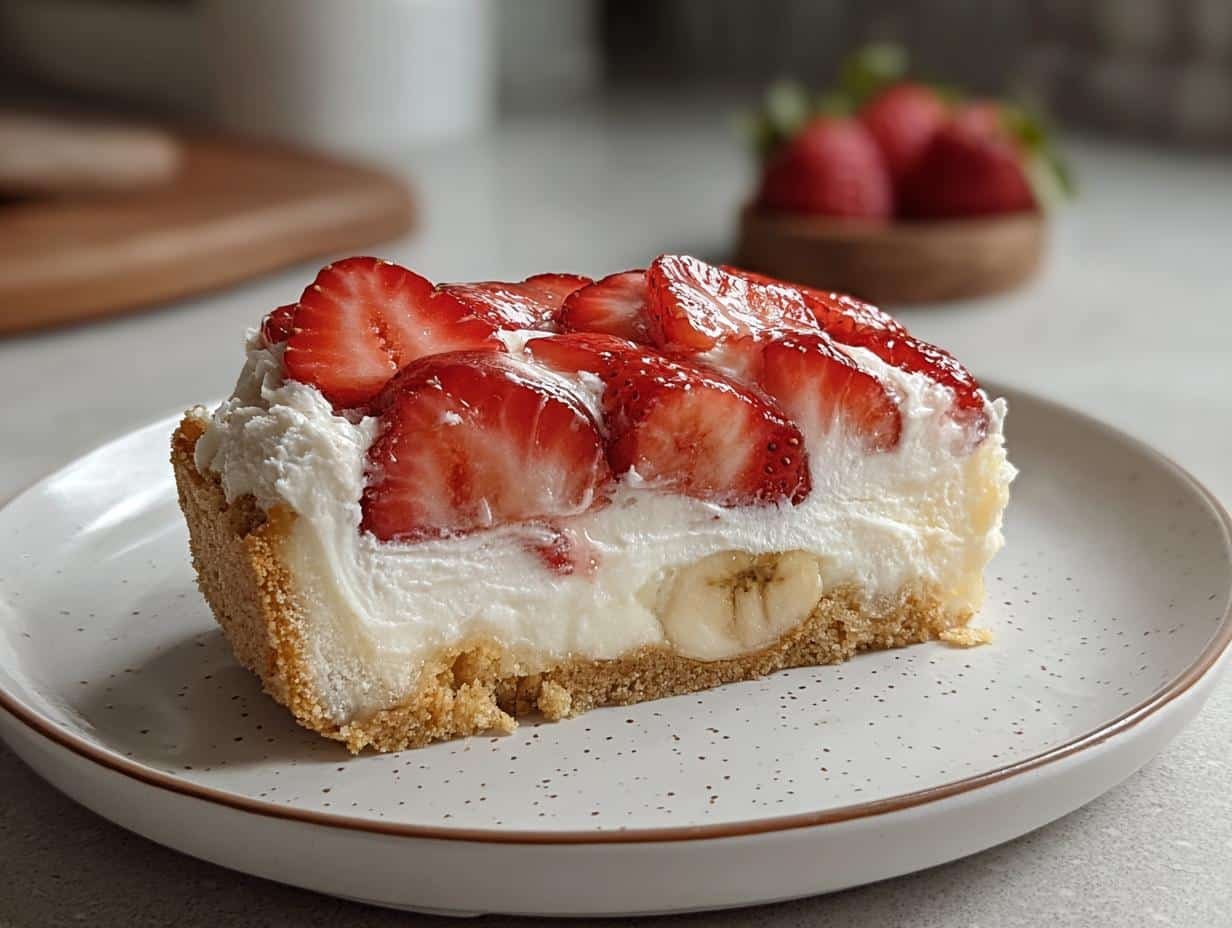 Amazing Strawberry Banana Graham Pudding - Strawberry Banana Graham Pudding - additional detail