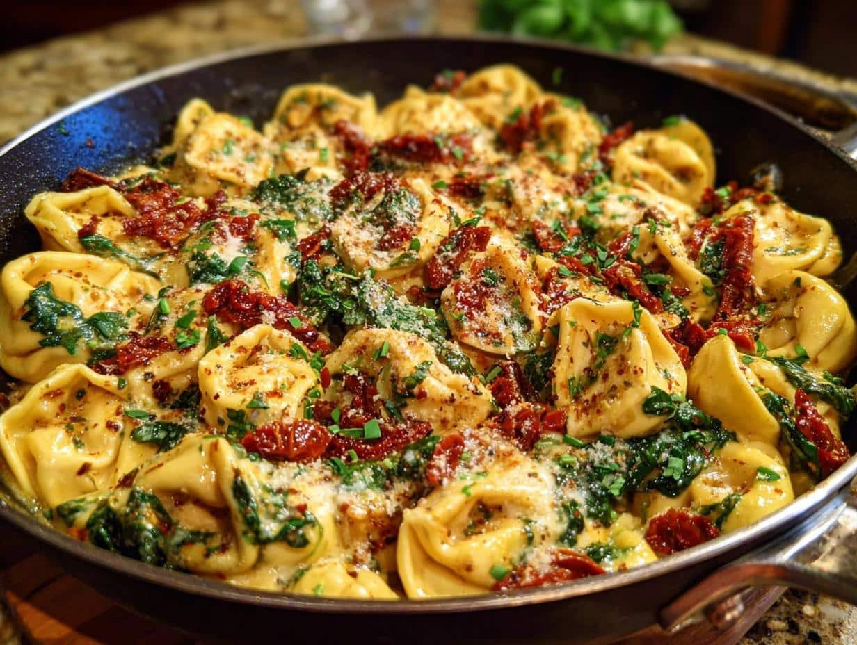 Tuscan Tortellini Skillet Dinner