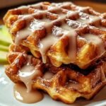 Apple Fritter Waffle Donuts: 1 Amazing Hybrid Treat 3 Apple Fritter Waffle Donuts
