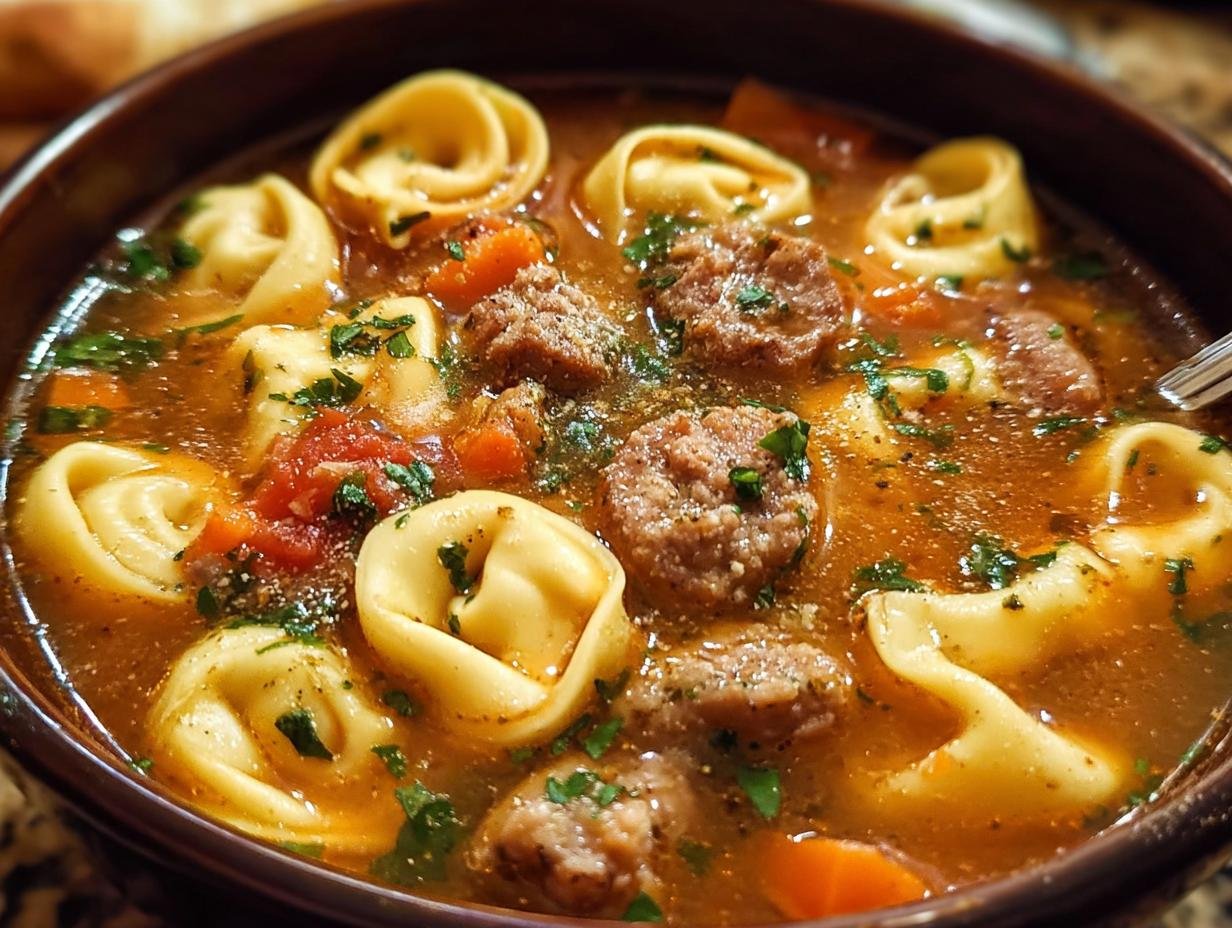 Sausage Tortellini Soup: 1 Amazing Fall Dish - Autumn Tortellini Soup Sausage - additional detail