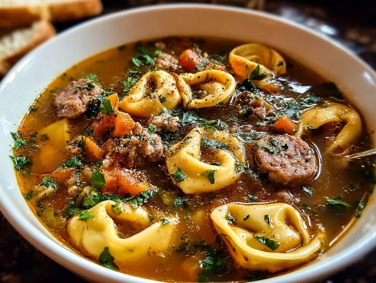 Autumn Tortellini Soup Sausage