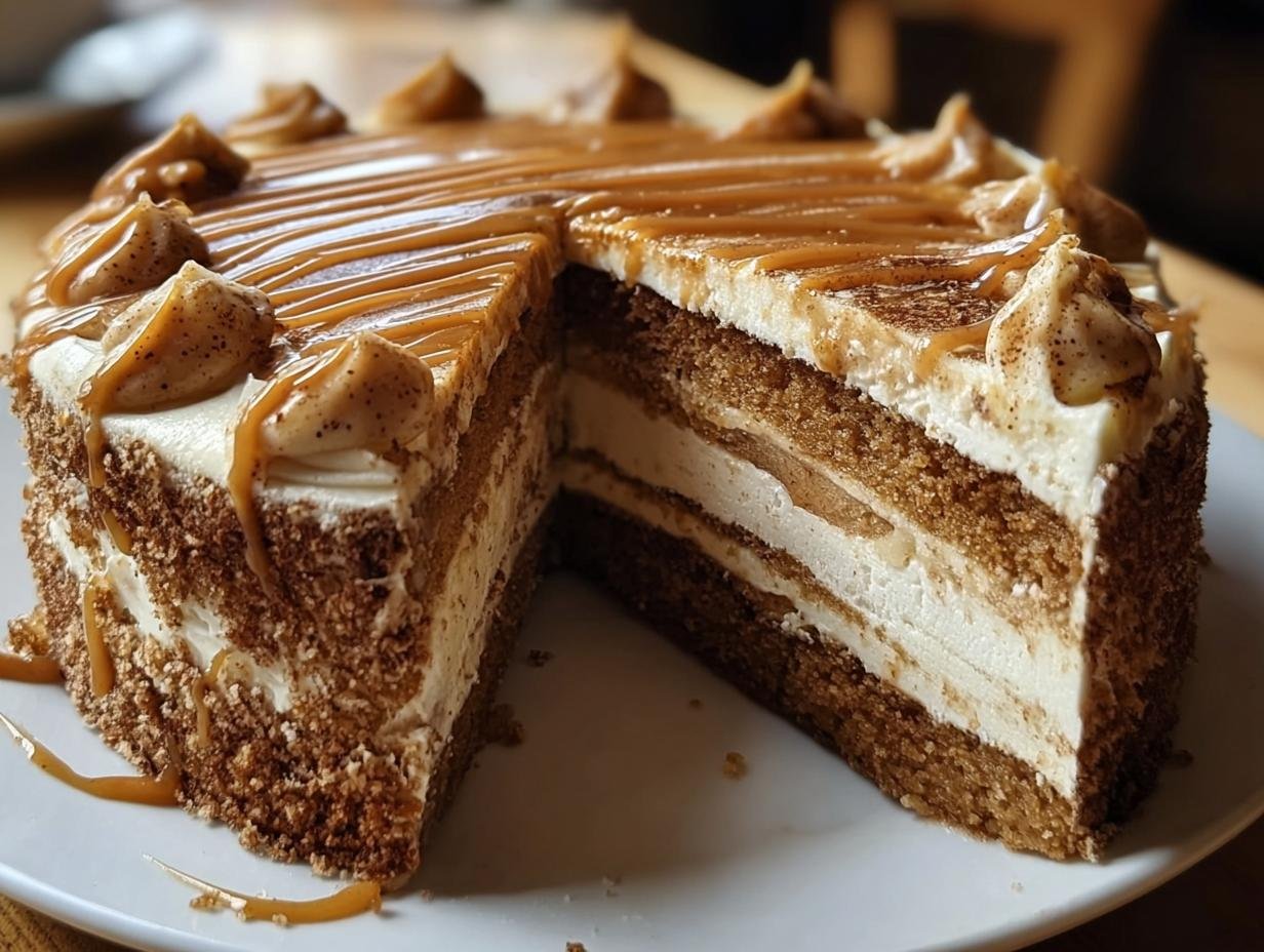 Amazing Caramel Apple Spice Cake: 1 Slice Bliss - Caramel Apple Spice Cake - additional detail