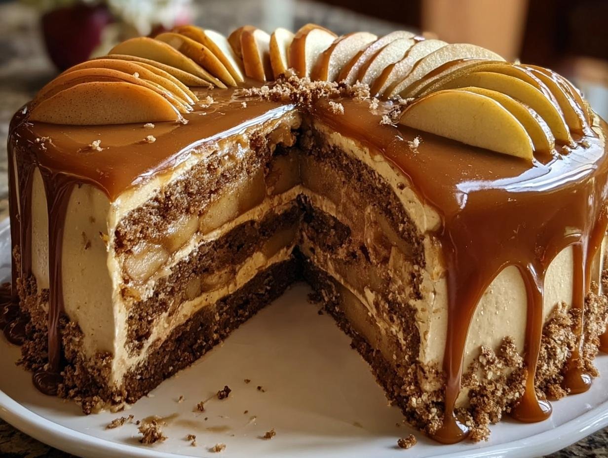 Caramel Apple Spice Cake