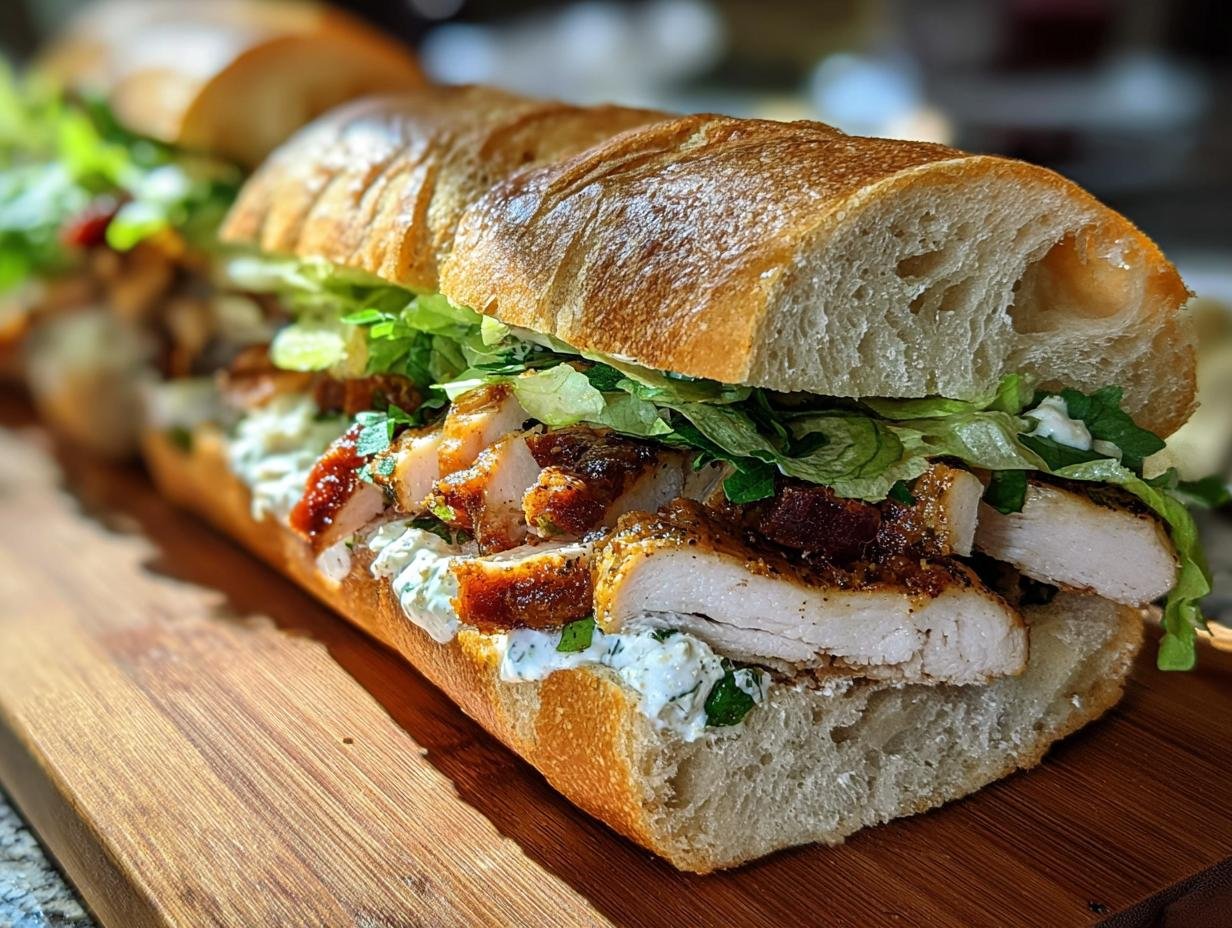 Amazing Chicken Caesar Sandwich Lunch Recipe - Chicken Caesar Sandwich Lunch - additional detail