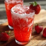 Dirty Strawberry Soda Refreshing