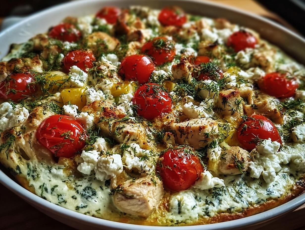 Dump Bake Chicken Tzatziki