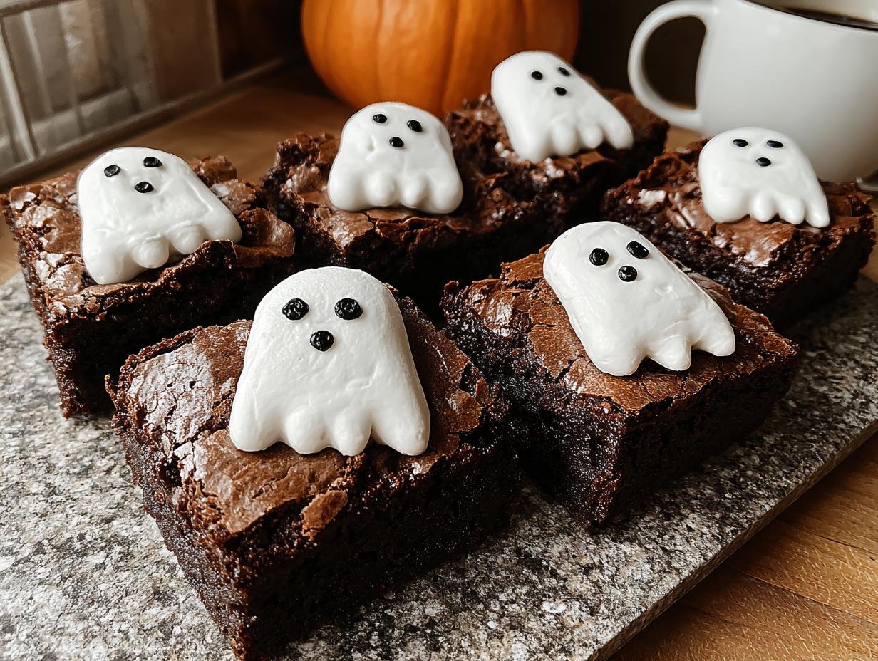 Ghost Brownies: 7 Spooky & Easy Steps 1 Ghost Brownies: 7 Spooky & Easy Steps - Ghost Brownies - additional detail