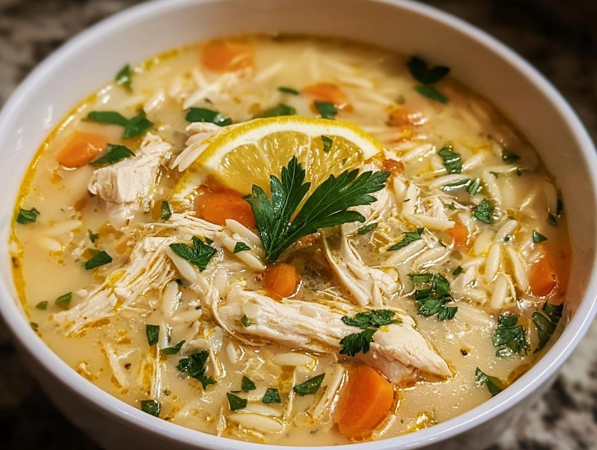 Greek Lemon Chicken Soup