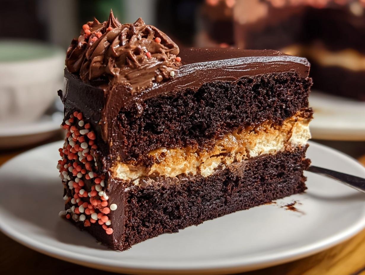 Halloween Chocolate Delight Cake