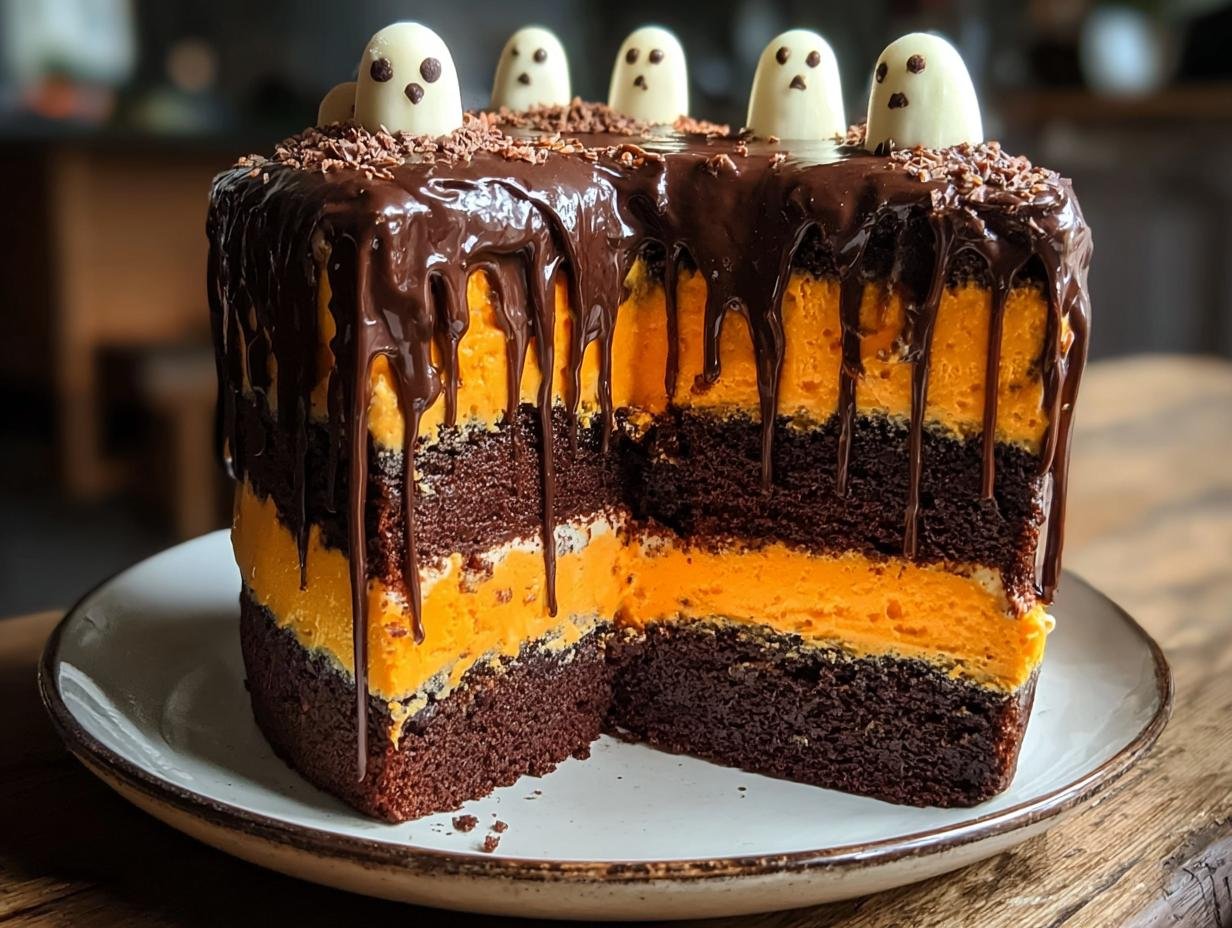 Halloween Chocolate Orange Layer