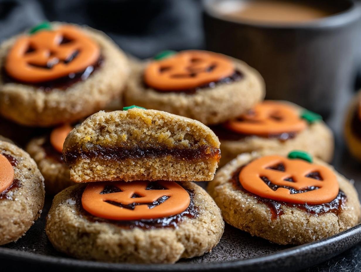 Halloween Date Filled Cookies