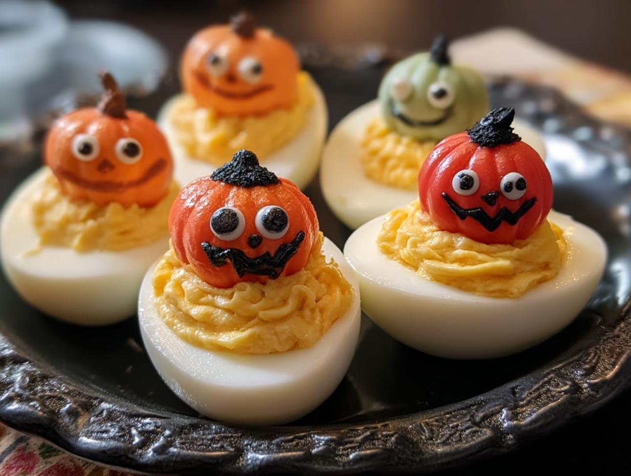 Halloween Deviled Eggs