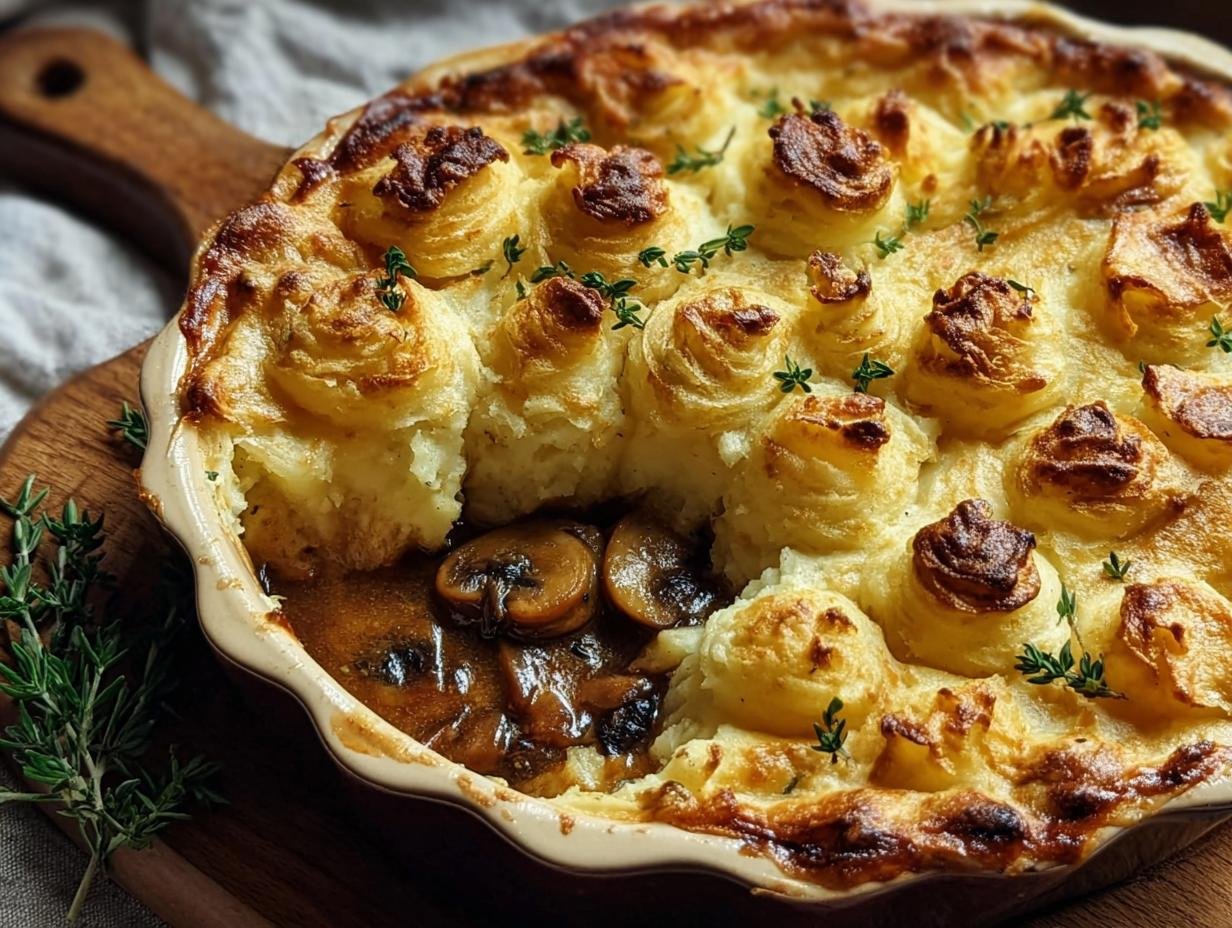 Hearty Chicken Mushroom Pie: 1 Amazing Comfort Recipe 1 Hearty Chicken Mushroom Pie: 1 Amazing Comfort Recipe - Hearty Chicken Mushroom Pie - additional detail