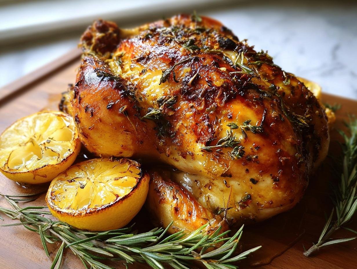 Perfect Lemon Herb Roast Chicken: 1 Easy Recipe - Lemon Herb Roast Chicken - additional detail
