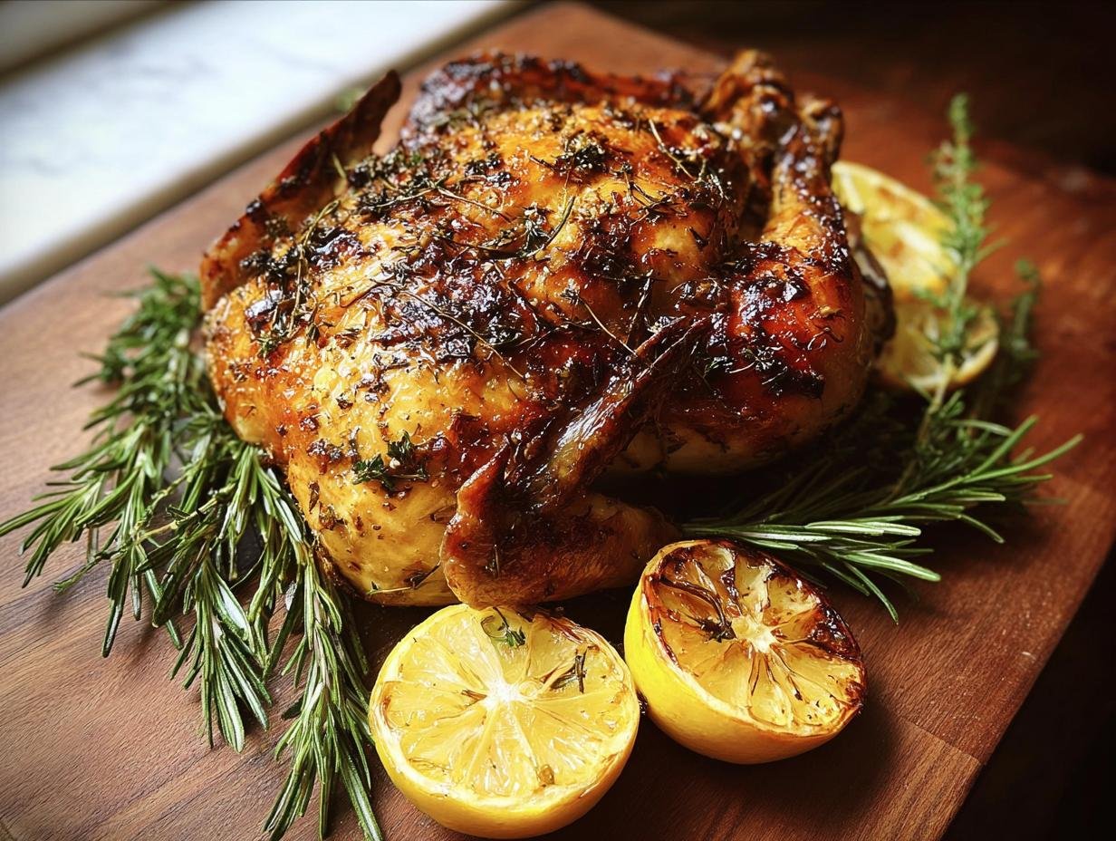 Perfect Lemon Herb Roast Chicken: 1 Easy Recipe - Lemon Herb Roast Chicken - additional detail