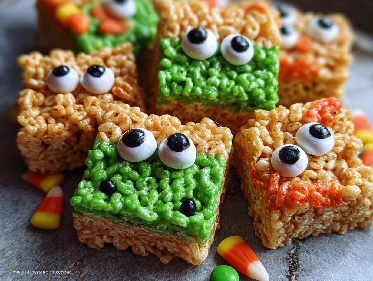 Monster Rice Krispies Treats