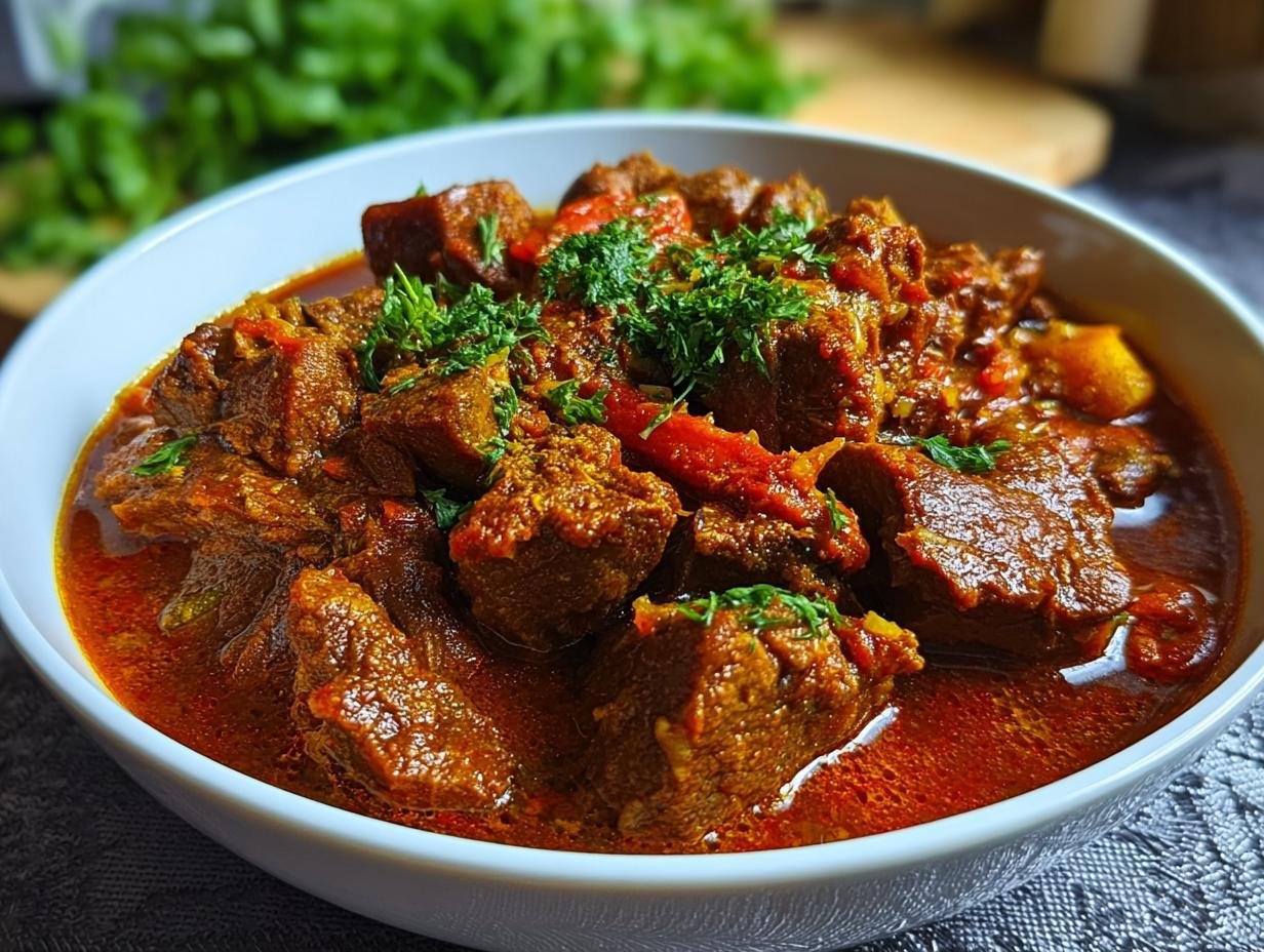 Nigerian Beef Stew Rich