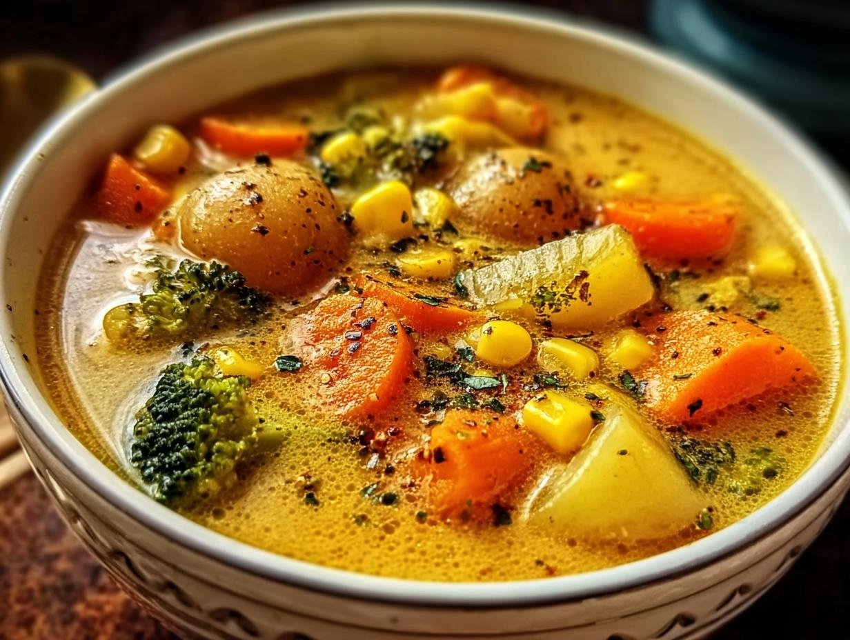 One Pot Creamy Vegetable: Amazing 30-Min Meal - One Pot Creamy Vegetable - additional detail