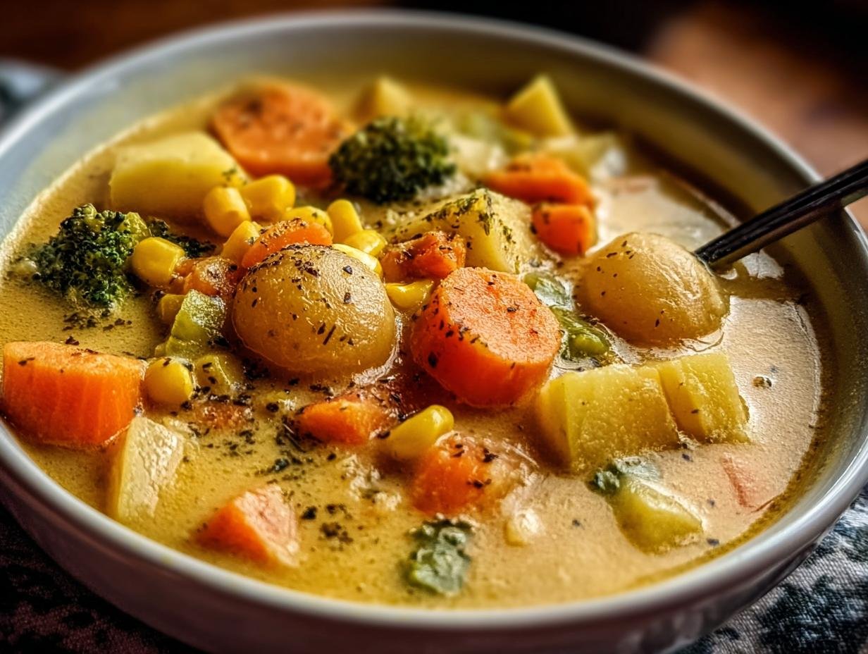One Pot Creamy Vegetable