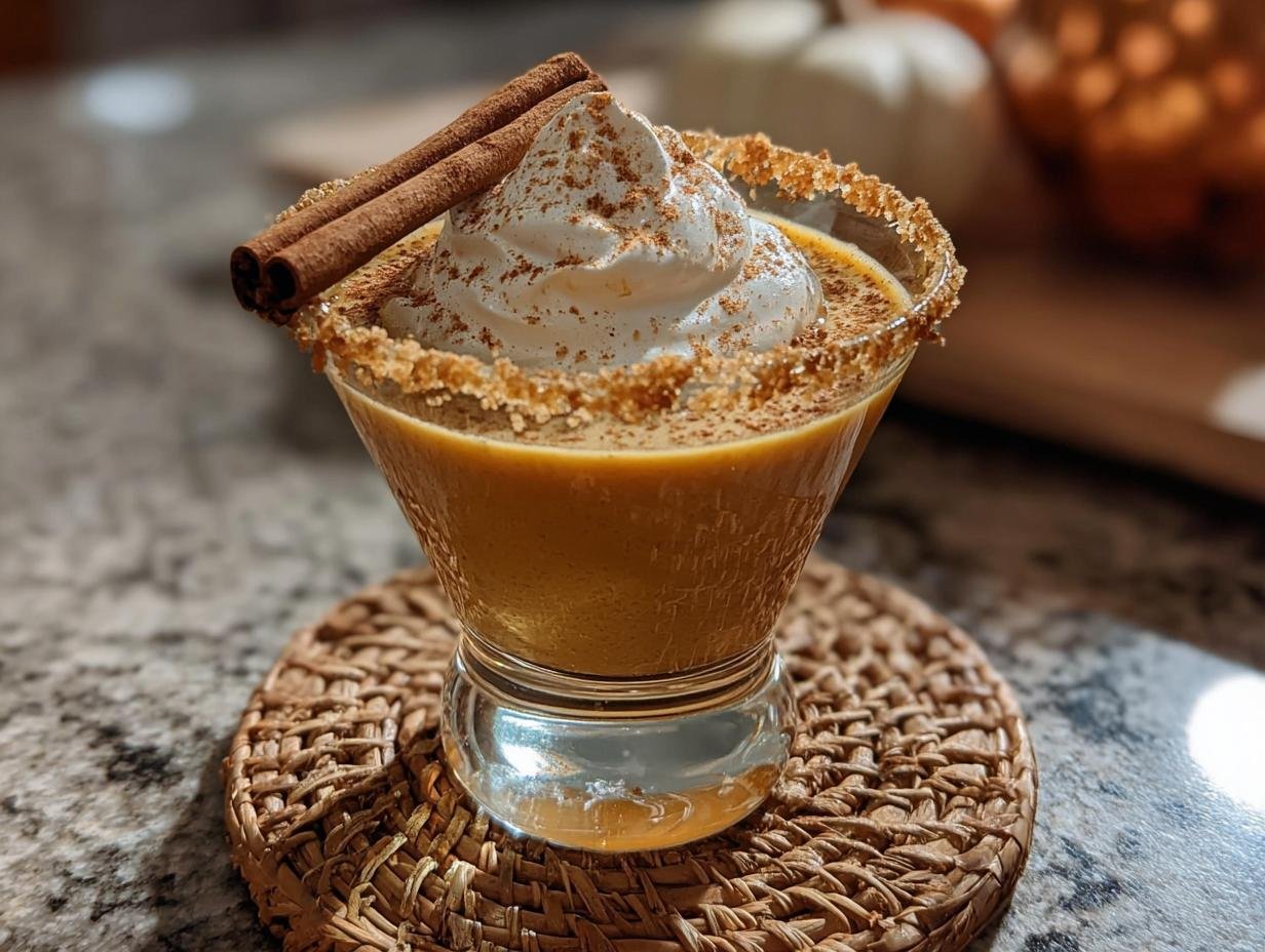 Pumpkin Martini Fall Cocktail: 10 Min Magic - Pumpkin Martini Fall Cocktail - additional detail