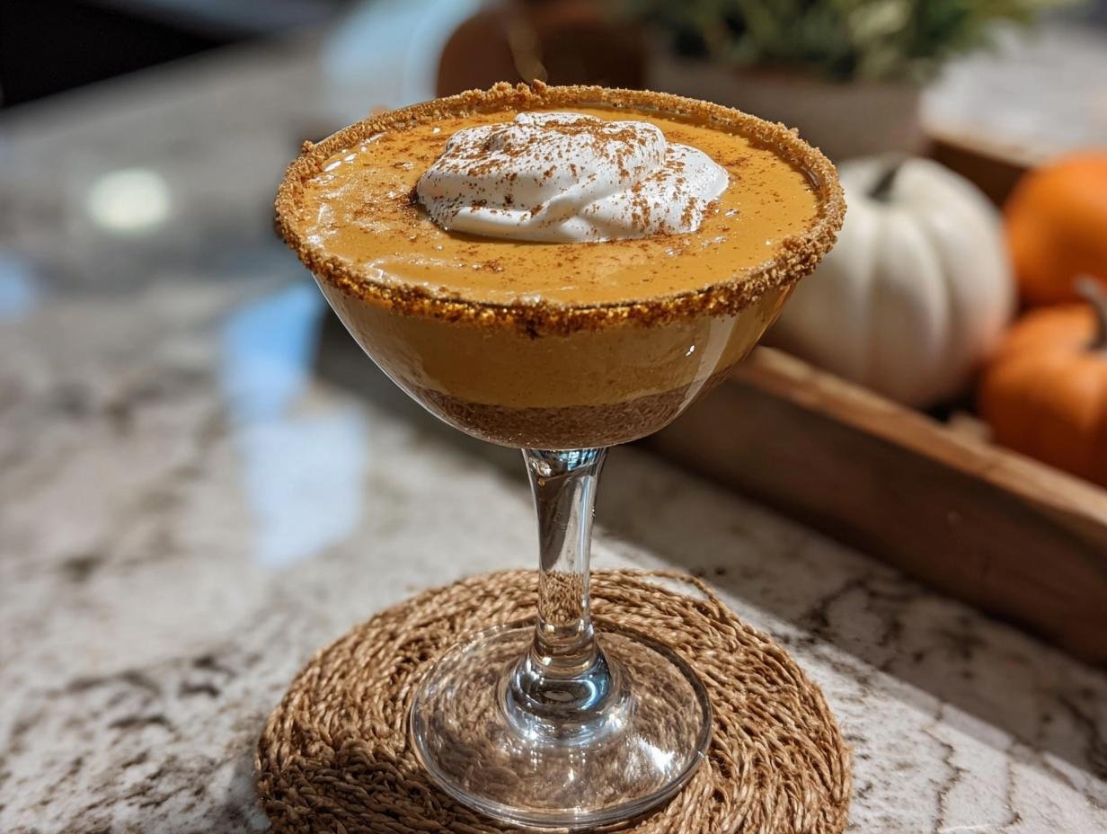 Pumpkin Martini Fall Cocktail